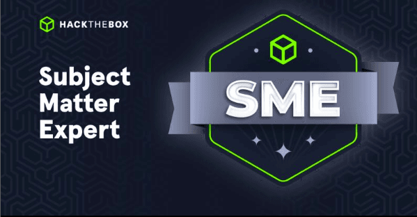 HackTheBox Subject Matter Expert Badge